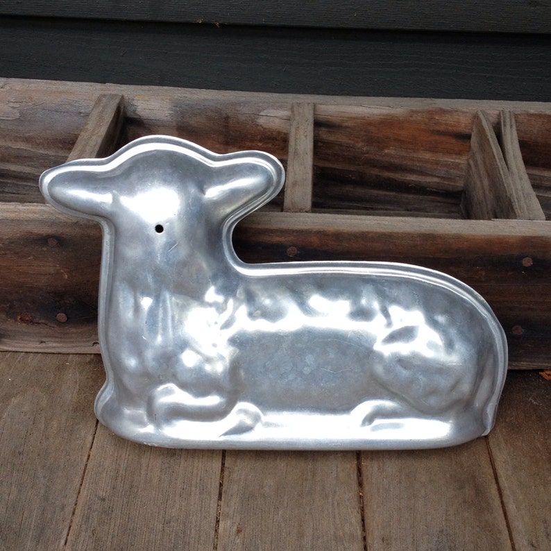 Vintage Lamb Cake Pan 3D Wilton Etsy