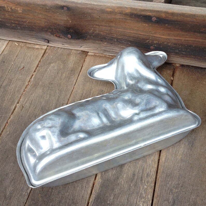 Vintage Lamb Cake Pan 3D Wilton Etsy
