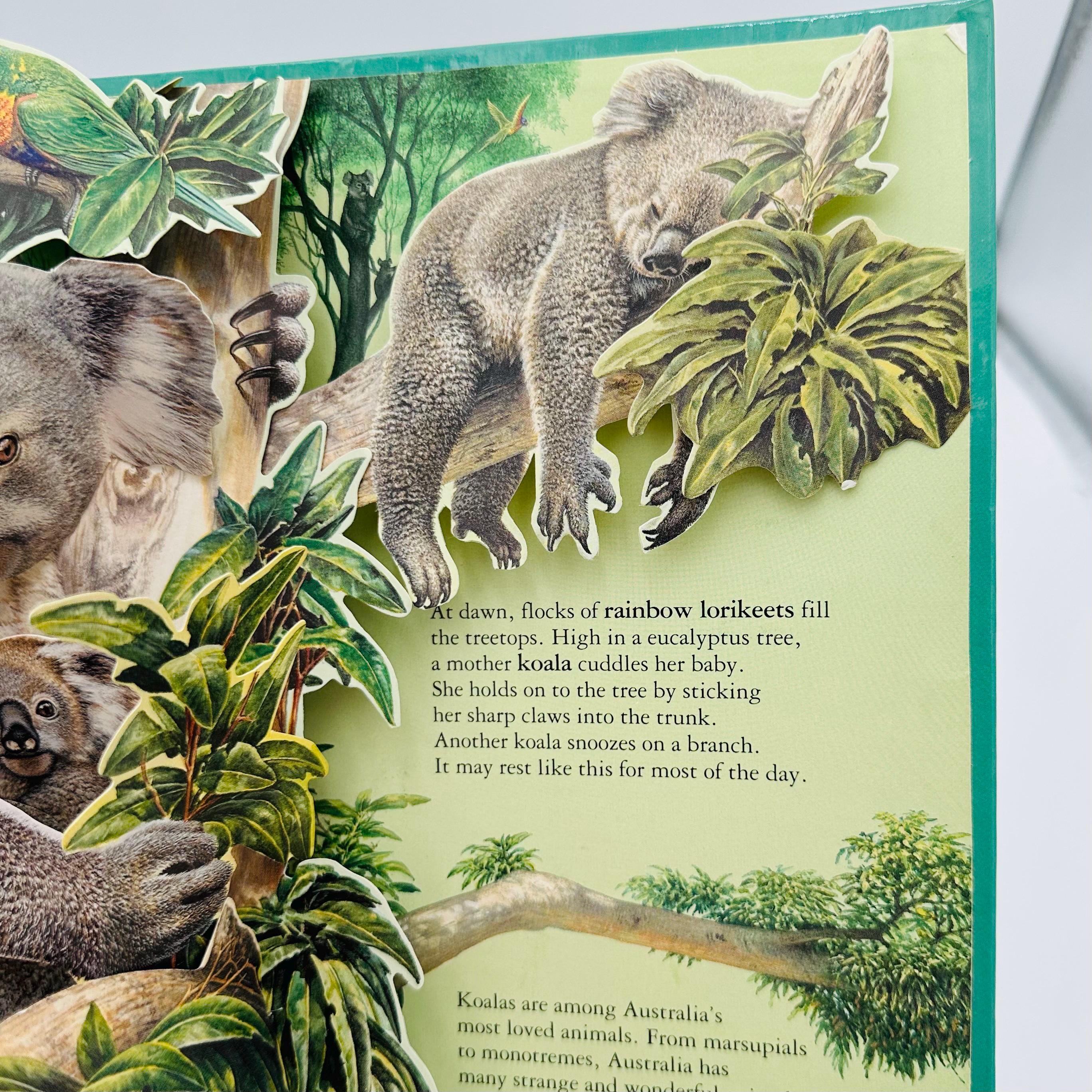 National Geographic Wonderful Animals of Australia 1990 Pop up 
