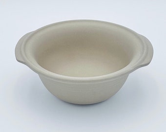 Pampered Chef Stoneware Baking Small Bowl 9" with Handles