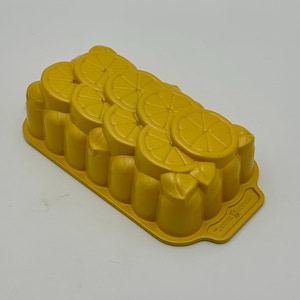 Vintage Nordic Ware Citrus Loaf Pan: Sunny Yellow Lemon Cake Mold