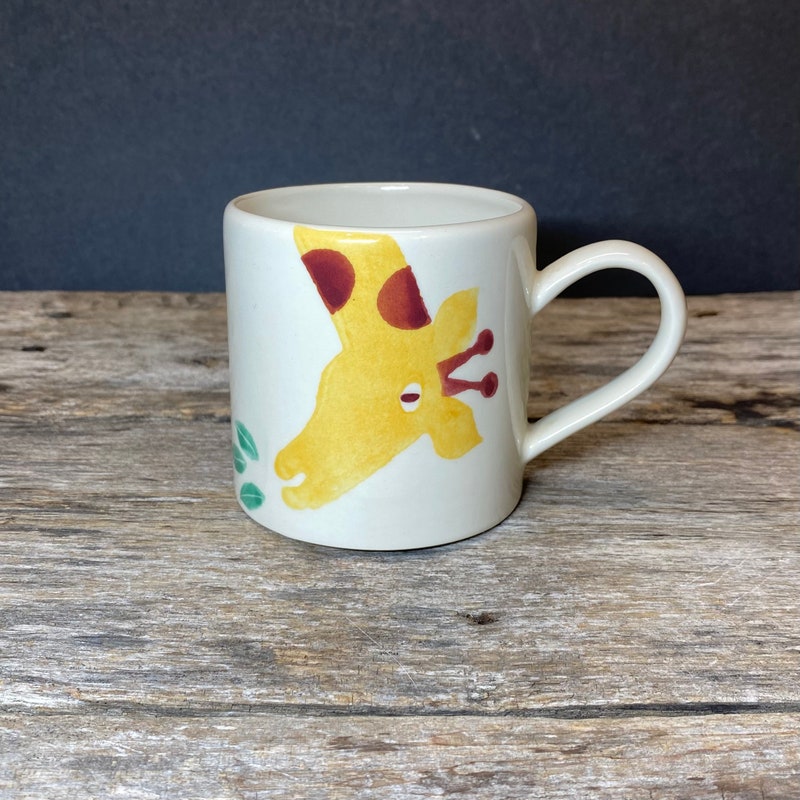Sous-verre Céramique Chat Paresseux – Whittard Of Chelsea – Peint Main – Rare