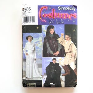 Simplicity 4426 Star Wars kostuumpatroon (ongeknipt) voor kinderen in maat 7-14 (Leia, Luke, Anakin)