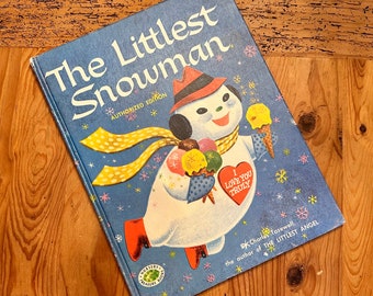 The Littlest Snowman by Charles Tazewell 1970s Children's Book