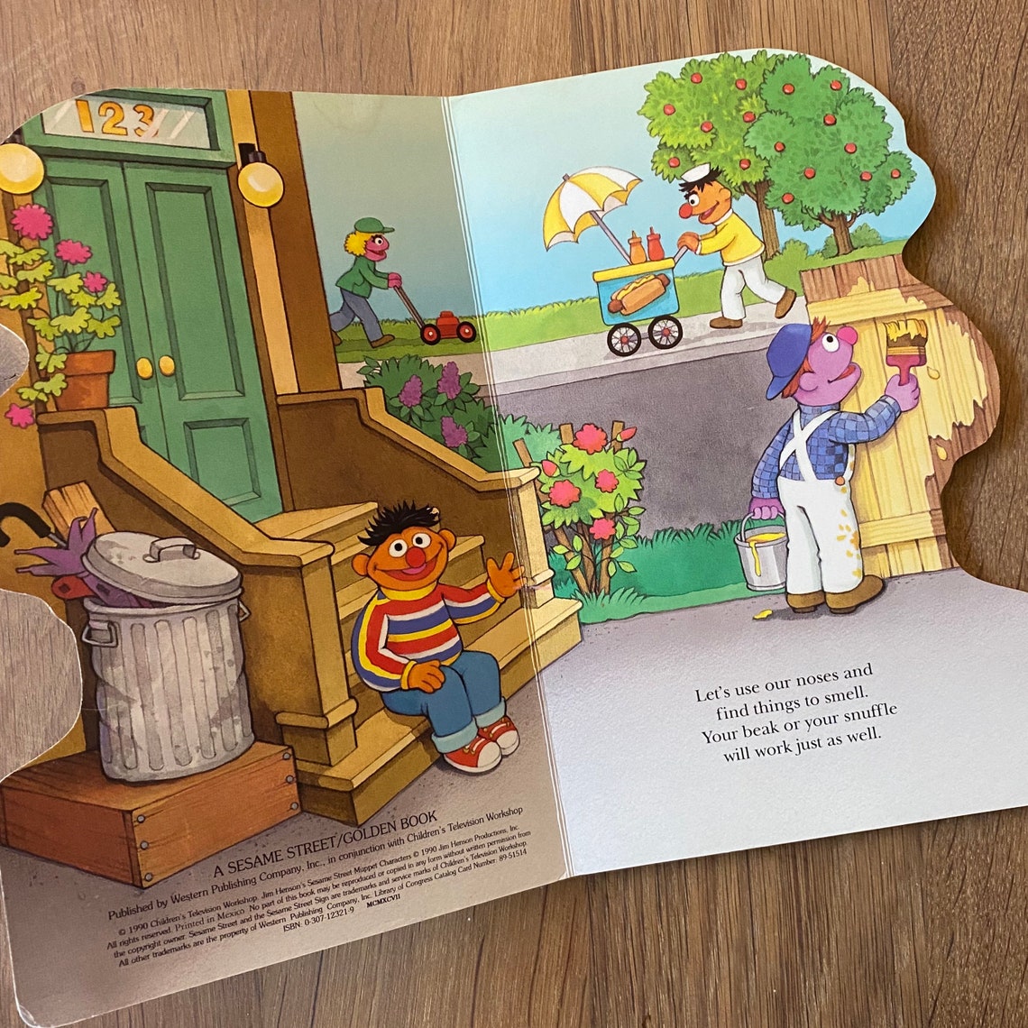 Set of 2 books Sesame Street Bert's Beautiful Sights and Etsy