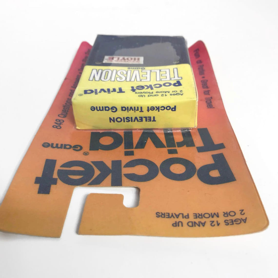 Pocket Trivia Television Card Game By Hoyle 1989 Etsy