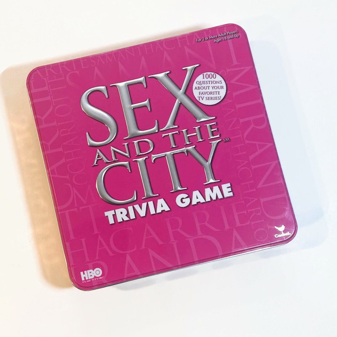 Sex and the City Trivia Game HBO TV Show Trivia Game - Etsy
