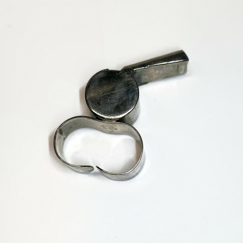 Sifflet Vintage Acme Thunderer Métal – Fabriqué En Angleterre, Style Ancien