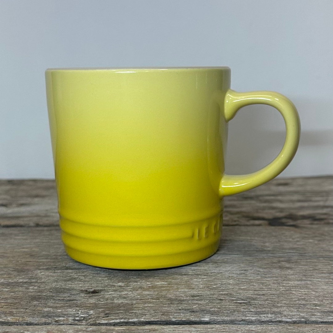 Le Creuset Yellow Mug Soleil 12 Oz Cup Etsy