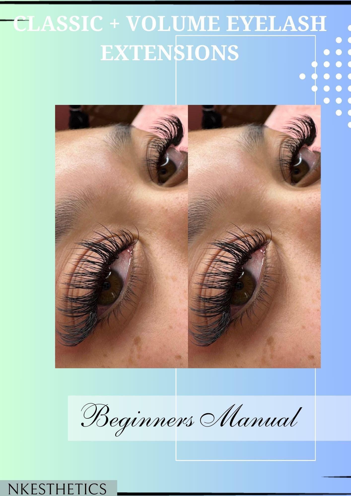 Eyelash Extensions Training Manual - Etsy