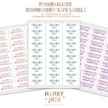 Personalized Back To School Labels — Dishwasher Safe Labels  — Name Labels For Daycare — Personalized Waterproof Labels — Baby Bottle Labels product logo