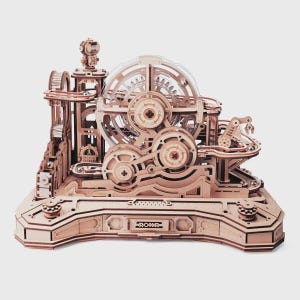 Zahnradball 3D Holzpuzzle: STEM Denksport, kinetische Kunst