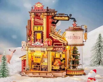 ROKR 3D Wooden Puzzle – Dream Gift Factory Music Box – DIY Kit For Adults