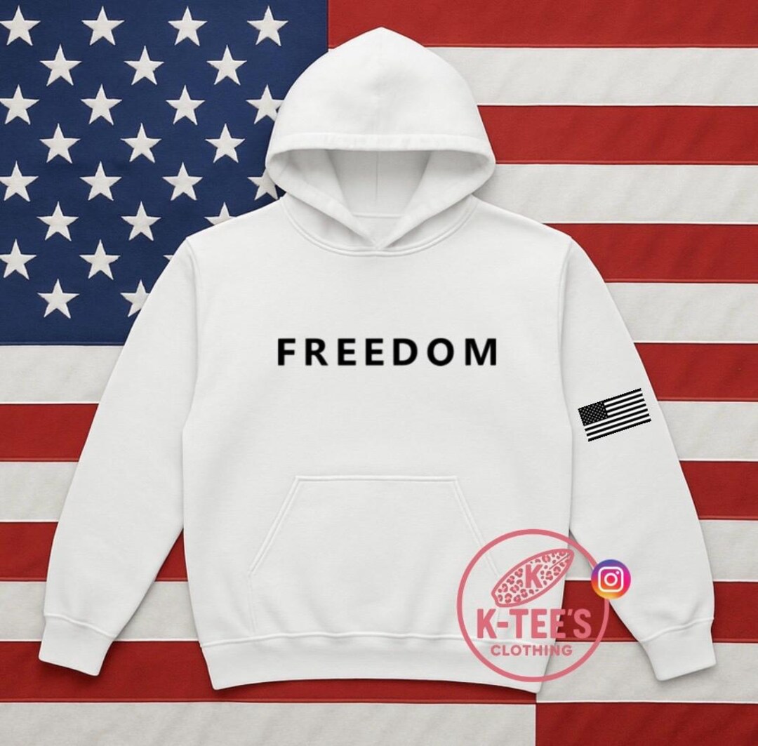 Freedom Charlie Kirk Hoodie - Etsy