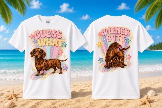 Dachshund Wiener Butt Shirt, Funny Wiener Dog T-Shirt, Doxie Lover Gift, Cute Sausage Dog Tee, Dog Mom Shirt, Funny Dachshund Shirt