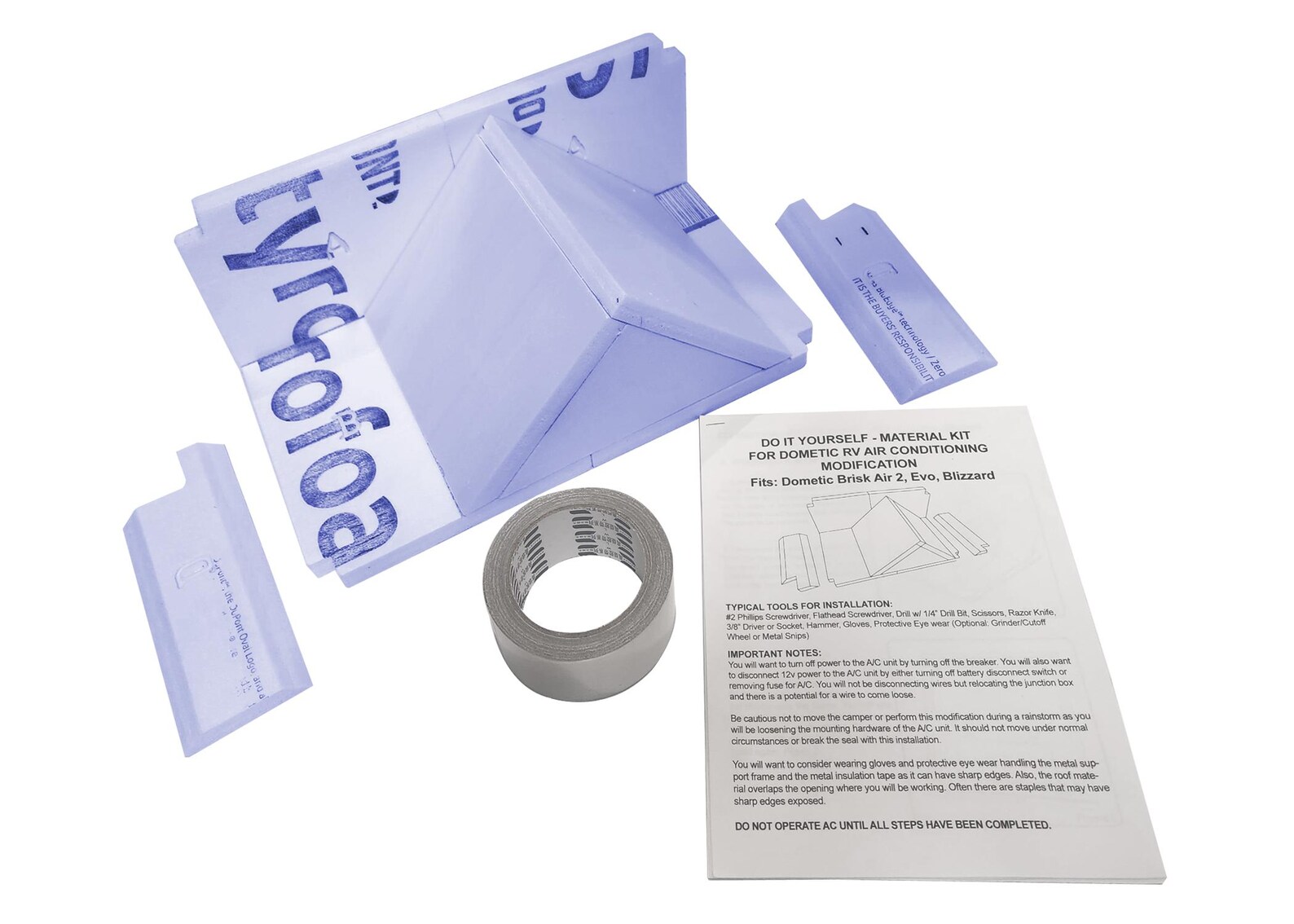 thumbnail image 2 of RV Camper A/C Modification Kit For Dometic – Increase Airflow, KoolRV 2 of 4