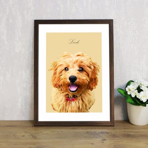 Custom Pet Portrait – Digital Dog & Cat Art, Personalized Pet Illustration Gift