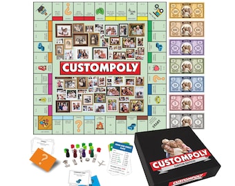 Personalized Board Game, Custom Family Board Game, Family Game Night Gift, Unique Gift for Couples & Families, Custom Gift