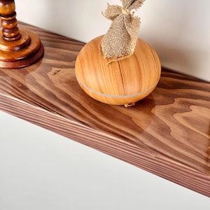 Schwebende Holzregale für Wohnzimmer, Wandregale, schwebendes Küchenregal, Holzregale, benutzerdefinierte Regale, Badezimmerregale