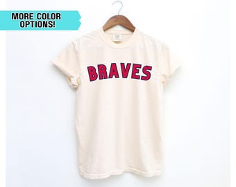 Comfort Colors Atlanta Braves Shirt – Vintage Style Baseball Tee, Unisex Soft Graphic Tee, Braves Fan Gift, Game Day Outfit