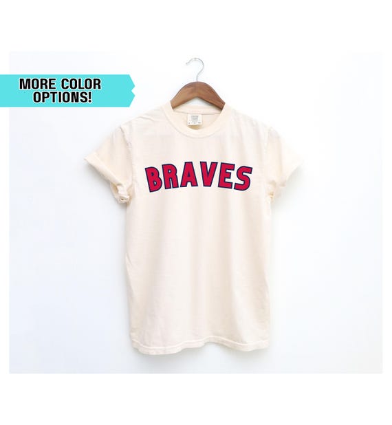 Comfort Colors Atlanta Braves Shirt – Vintage Style Baseball Tee, Unisex Soft Graphic Tee, Braves Fan Gift, Game Day Outfit
