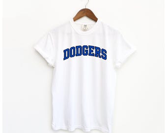Comfort Colors Dodgers Tee, Los Angeles Dodgers Vintage Baseball Tshirt - Dodgers Shirt - Baseball T-shirt, retro Dodgers Tee, Dodgers Gift