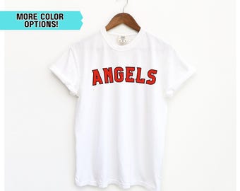 Comfort Colors Angels tshirt, Angels shirt, vintage Angels t-shirt, retro Angels top, Los Angeles Angels tee
