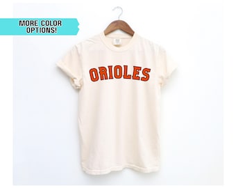 Camiseta de béisbol vintage de los Baltimore Orioles – Camiseta retro de los Orioles, camiseta de béisbol extragrande de Maryland, camiseta deportiva clásica de Baltimore