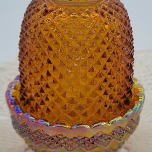 Amber Diamond Point Fairy Lamp - Etsy