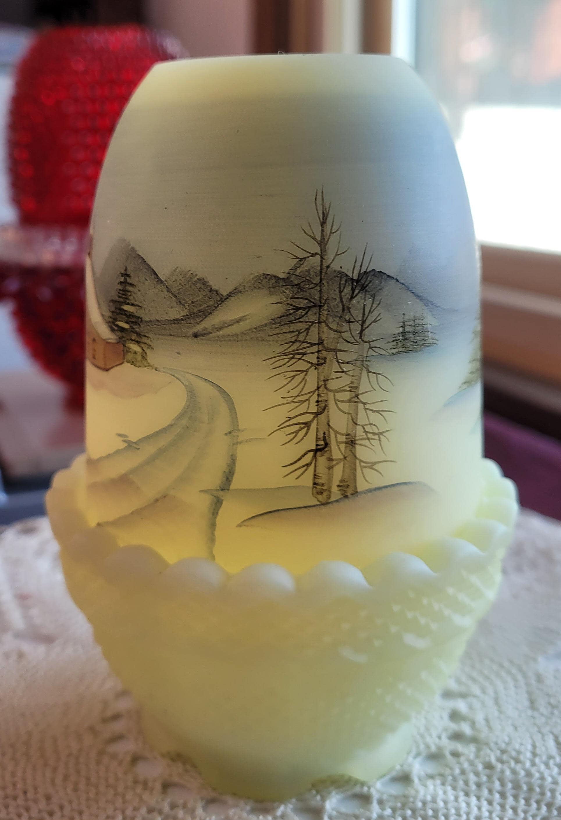 Vintage Fenton Fairy Lamps - Etsy
