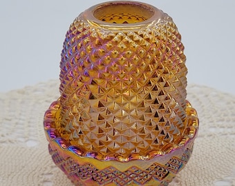 Lámpara de hadas Moser Amber Diamond Glimmer