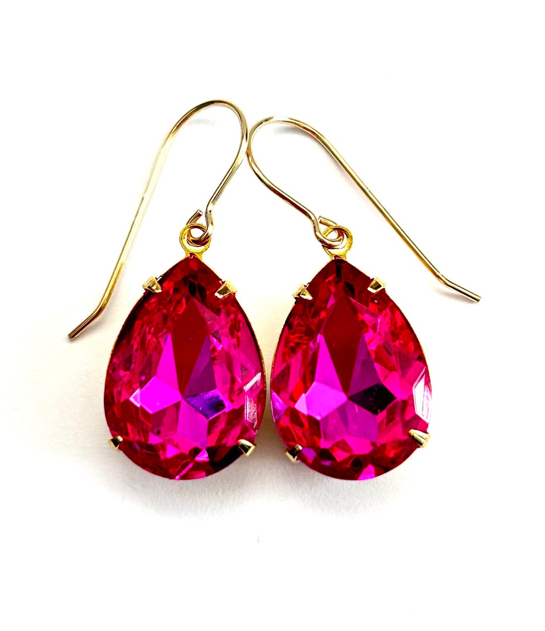 De Cavalier Pink crystal earrings 227 main image 1
