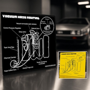 DeLorean Vacuum Routing Legend