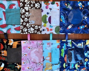 Bolsas "Veo Veo" - Llena o lista para llenar - Juego de buscar y encontrar - Juguete para viajes y momentos de tranquilidad - Juguete sensorial - Bolsa antiestrés - Opción alfabética