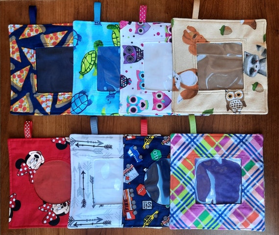 I Spy Bags - Filled or Ready to Fill - Seek and Find Game - Travel and Quiet Time Toy - Sensory Toy - Fidget Bag - Alphabet Option