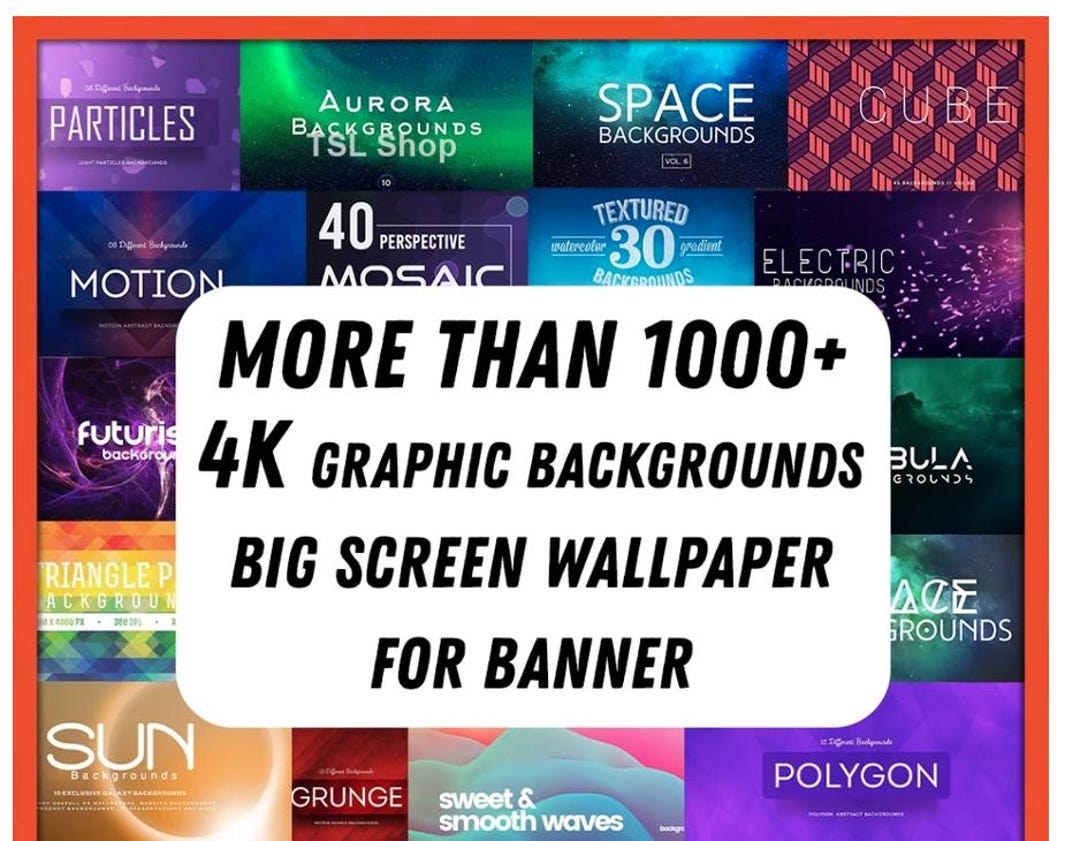 1000+ 4K Graphic Backgrounds - for Banner Big Screen Wallpaper - Etsy
