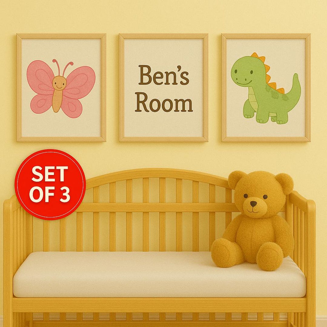 Nursery Wall Art Wall Art for Kids Room Personalized - Etsy