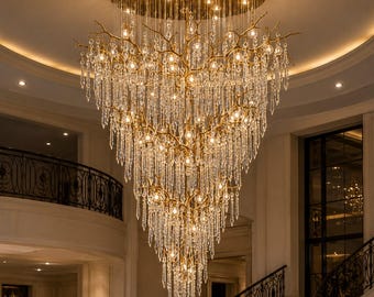 Chandelier, Vintage Chandelier, Personalized Home Decor, High End Chandelier, Fancy Chandelier, Hotel Lobby, Fancy Decor, Gift,Chandeliers,