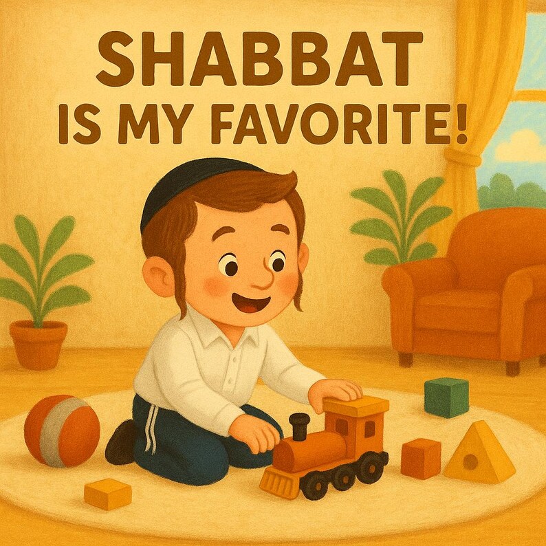 Jewish Shabbat Book for Kids – Digital Picture Book | Toddler Jewish ...