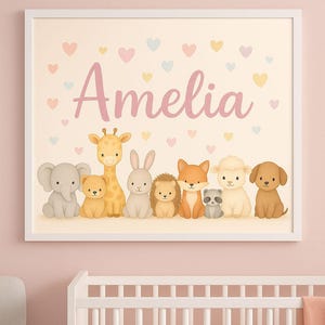 Custom Nursery Art: Personalized Baby Room Decor (PDF Download)