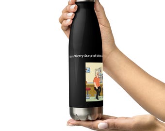 Detective State of Mind Borraccia in acciaio inossidabile