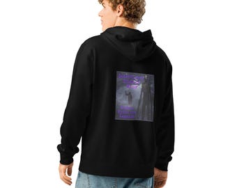 Felpa con cappuccio unisex organica di medio peso Detectivery State of Mind