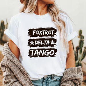Anti-Trump Shirt, Foxtrot Delta Tango Tee, FDT, Subtle F*ck Trump Tee, Democratic Gift, Liberal Shirt, Resist Tee, Leftist Tee, Anti Fascism