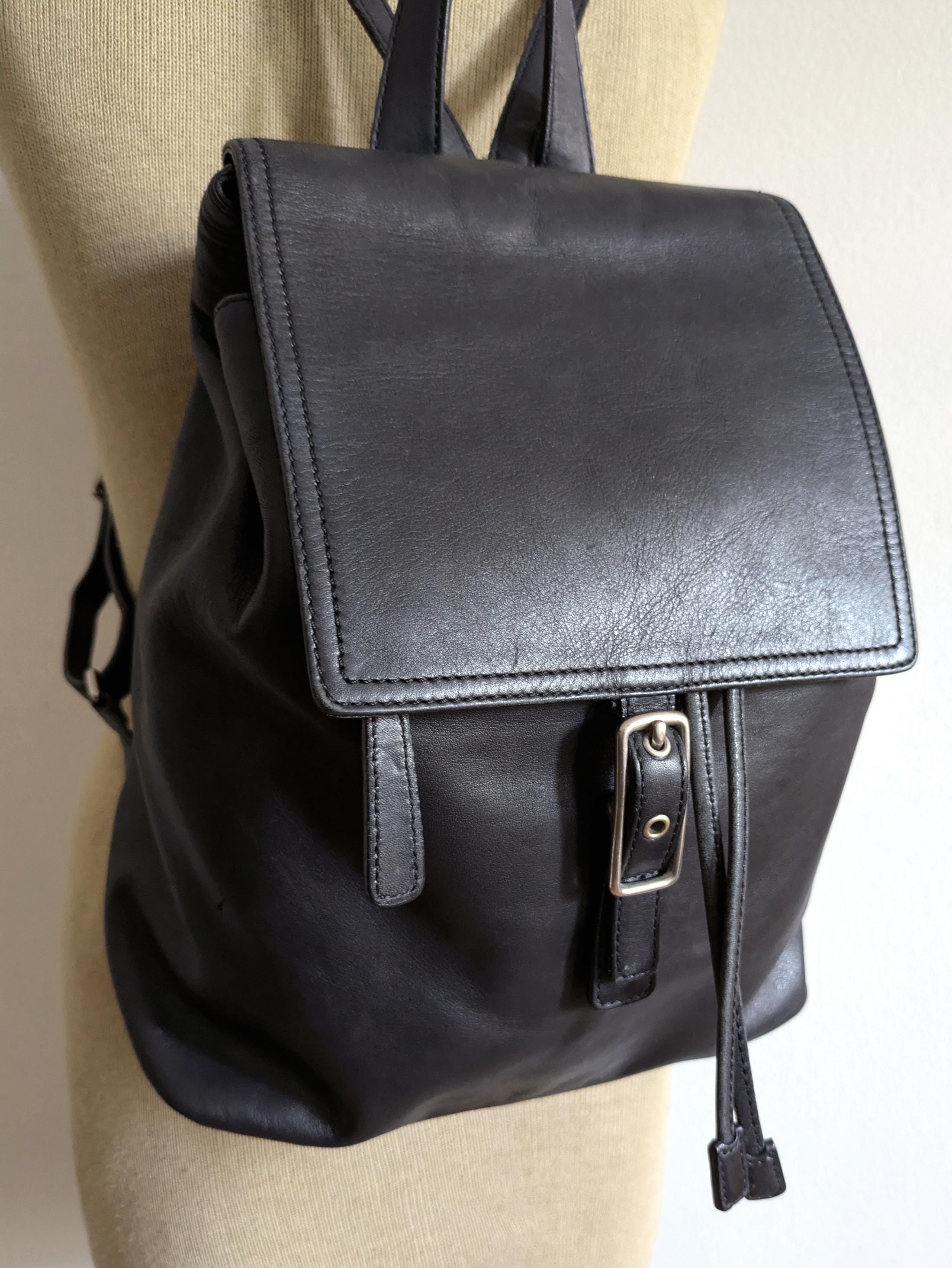 COACHレザー　vintage coach old backpack Authentic Vintage Coach Legacy Leather Backpack 9827 - Etsy