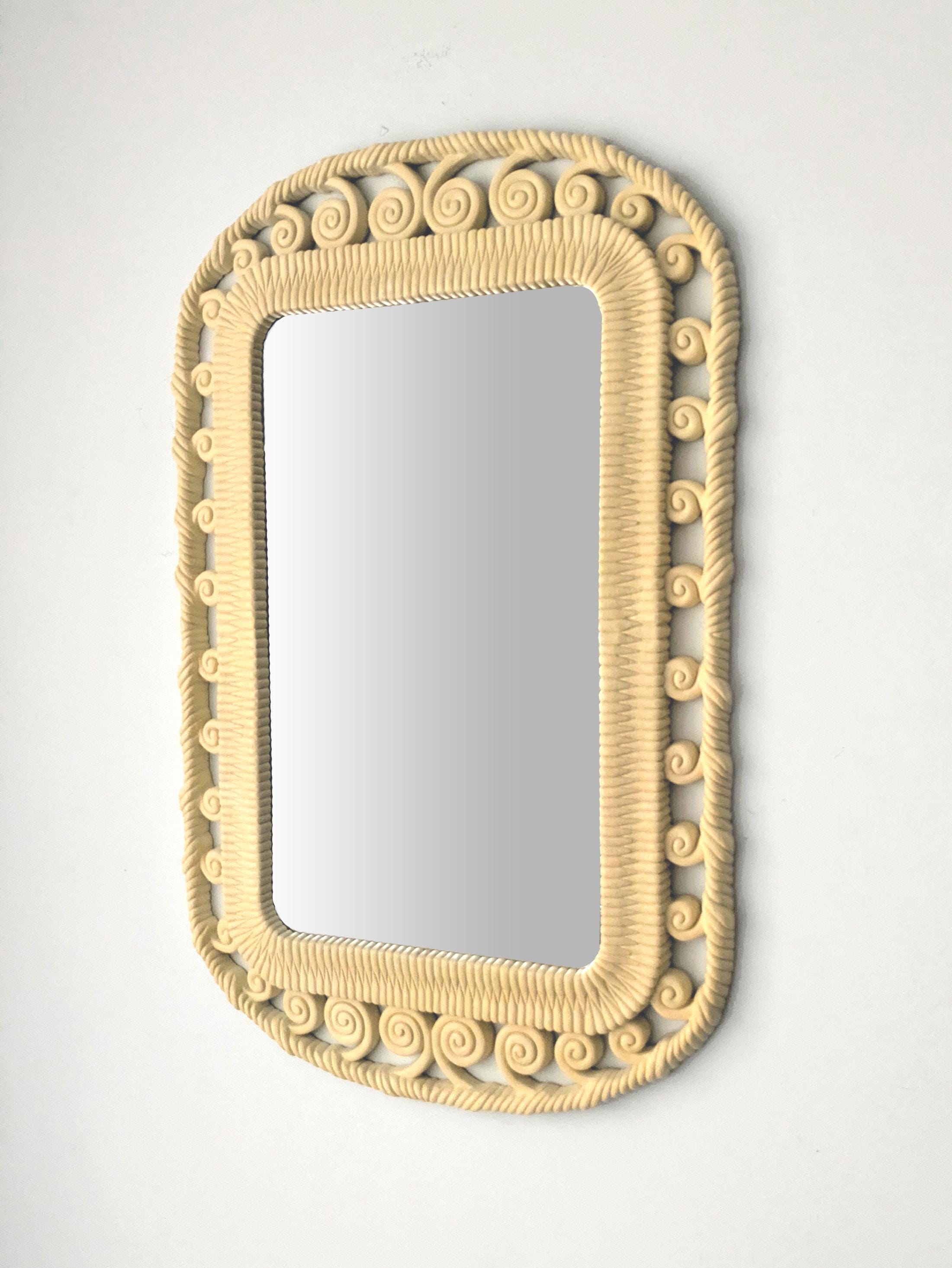 Rattan Mirrors Vintage - Etsy