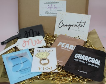 Engagement Gift Box, Bridal Shower, Wedding Gift for Her, Bridal Care Gift, Thank You Gift Box, Bachelorette Party Gift, Personalized Gift