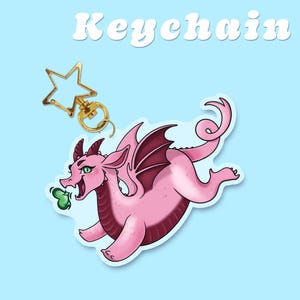 Dragon Acrylic Keychain