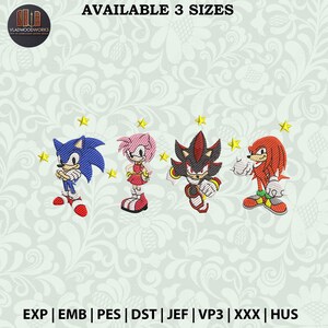 Hedgehod Cartoon Embrodiery Design, Movie Cartoon Embroidery Design, Hedgehod Cartoon Characters Embroidery Machine, Instant Download