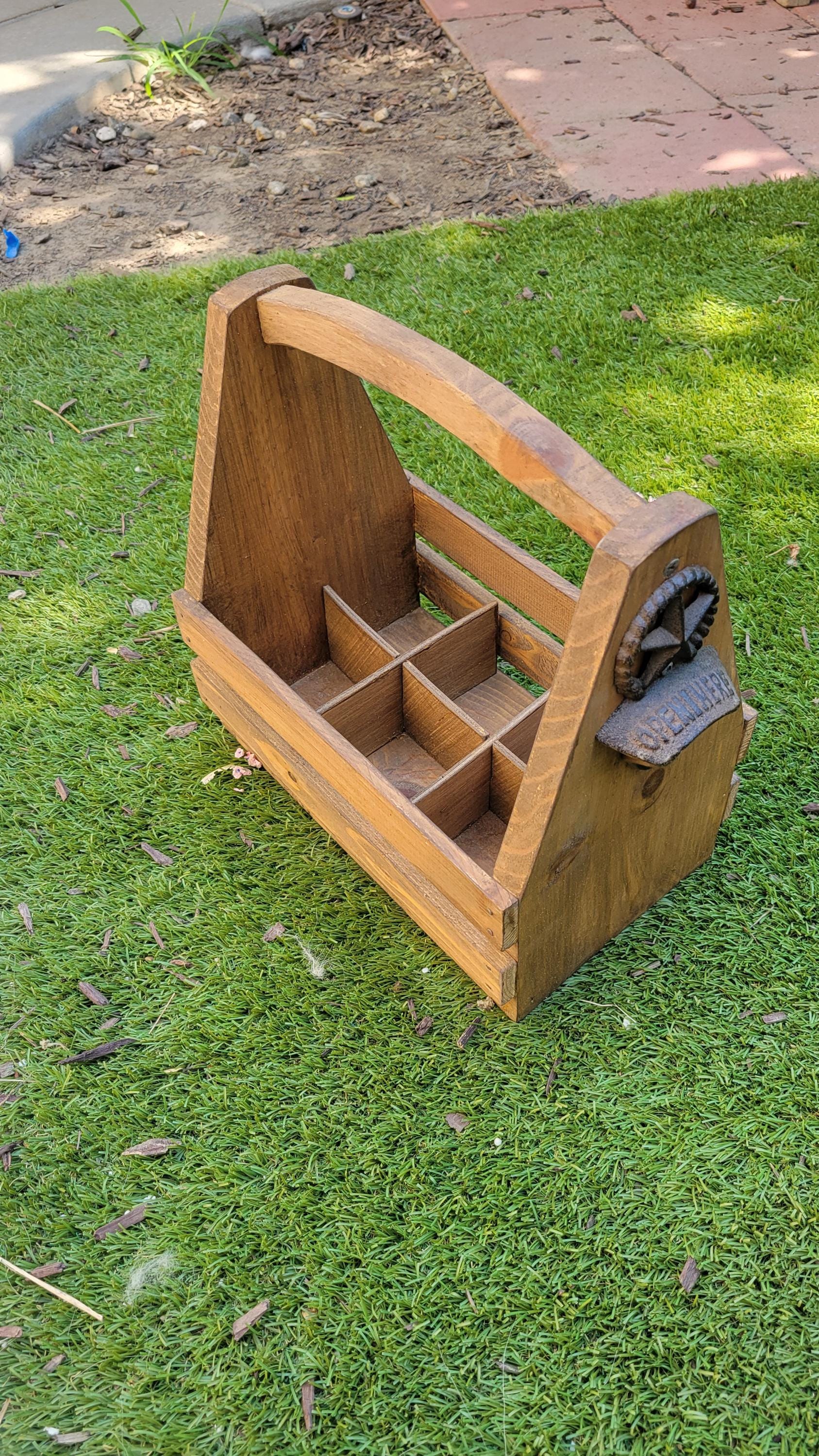 CHESTERMAN ボトル ケース ホルダー 木箱 ジュース Wooden 6-pack Drink Holder - Etsy