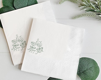 Personalized Wedding Napkins, Wedding Cocktail Napkins, Custom Napkins, Party Napkins, Custom Logo Napkins, Custom Event Napkin, Bar Napkins